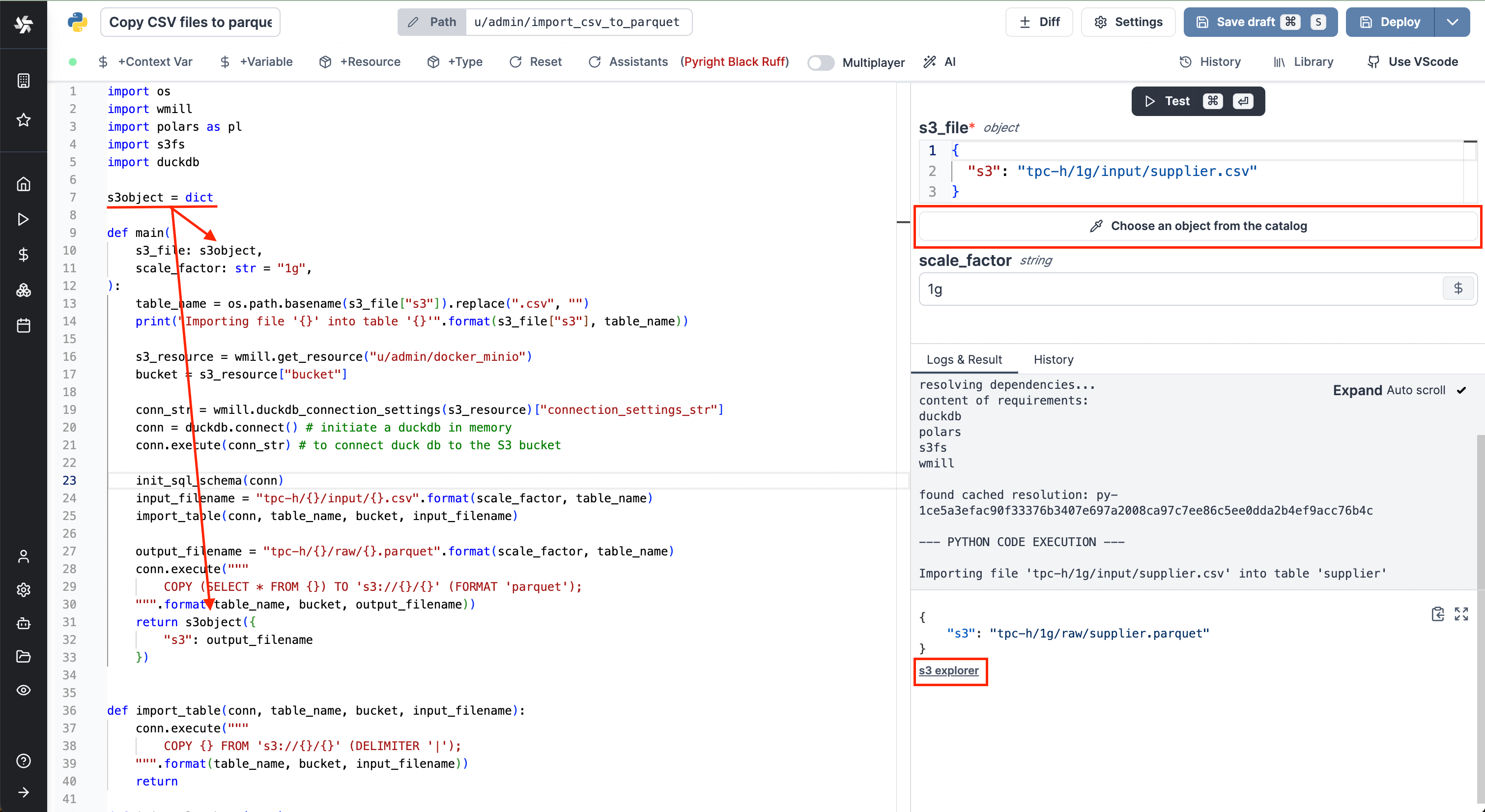 Windmill code editor Windmill code editor